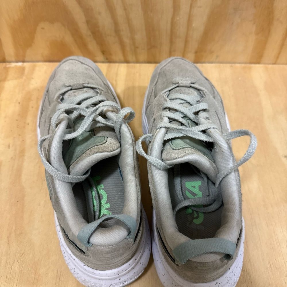 HOKA ONE ONE CLIFTON L SUEDE CLOUD BLUE/ICE FLOW RUNNING SHOES Womens Size 8.5 - Picture 5 of 8
